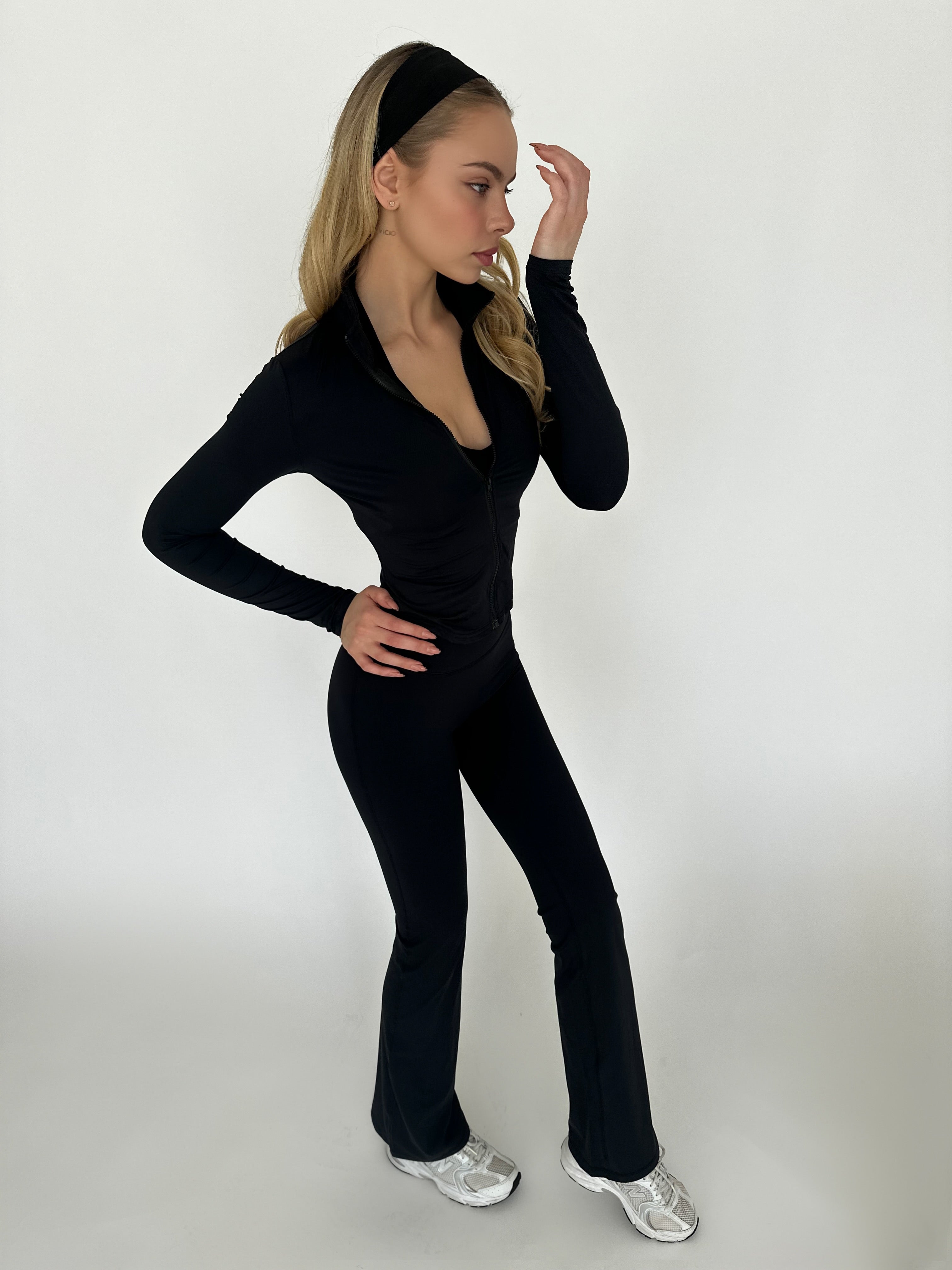Pilates collection zip top