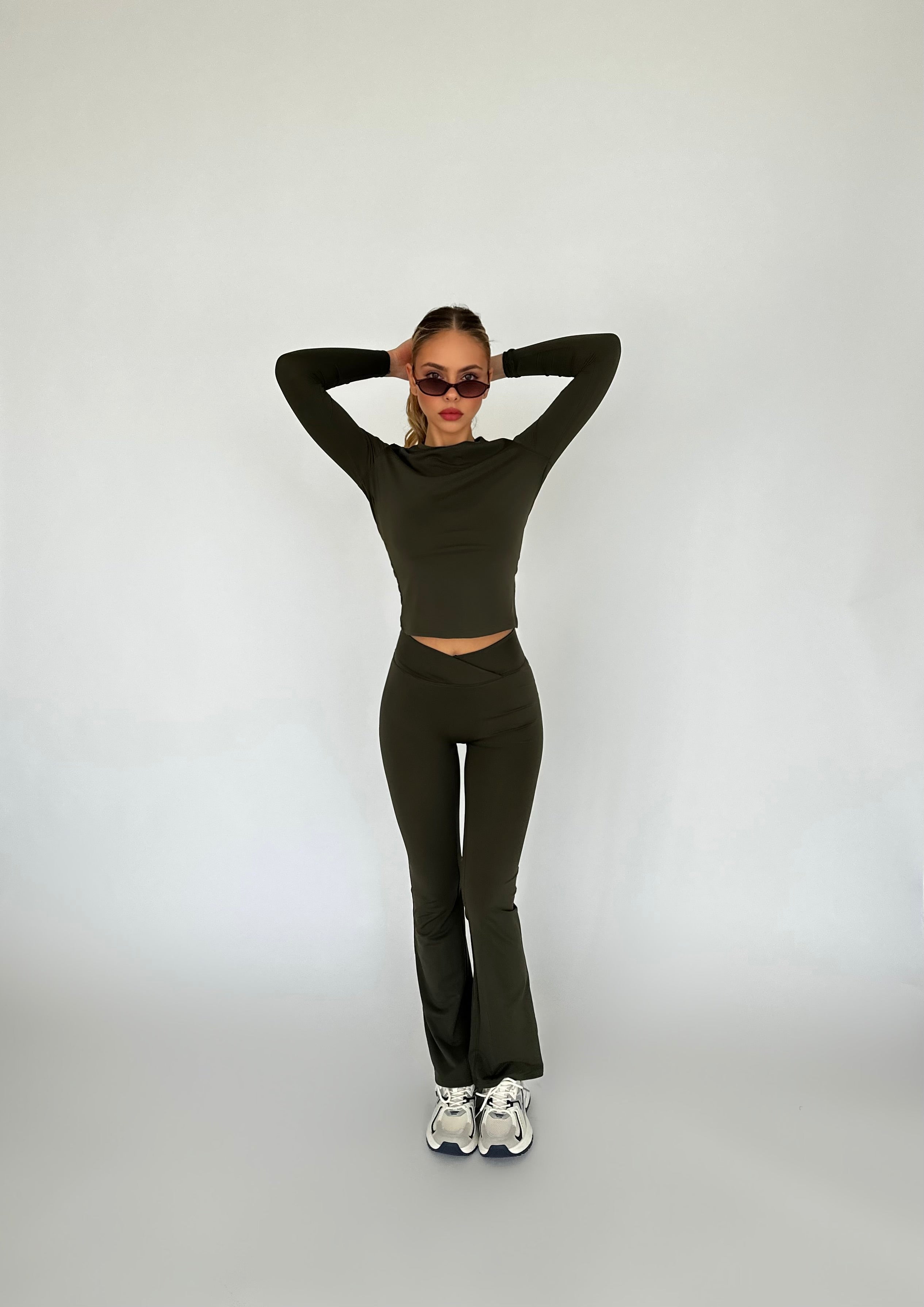 <tc>Pilates Collection flare pants</tc>